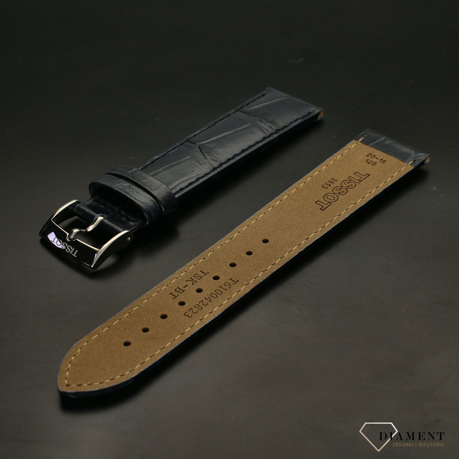 Pasek do zegarka Tissot Carson niebieski 20mm.c.jpg