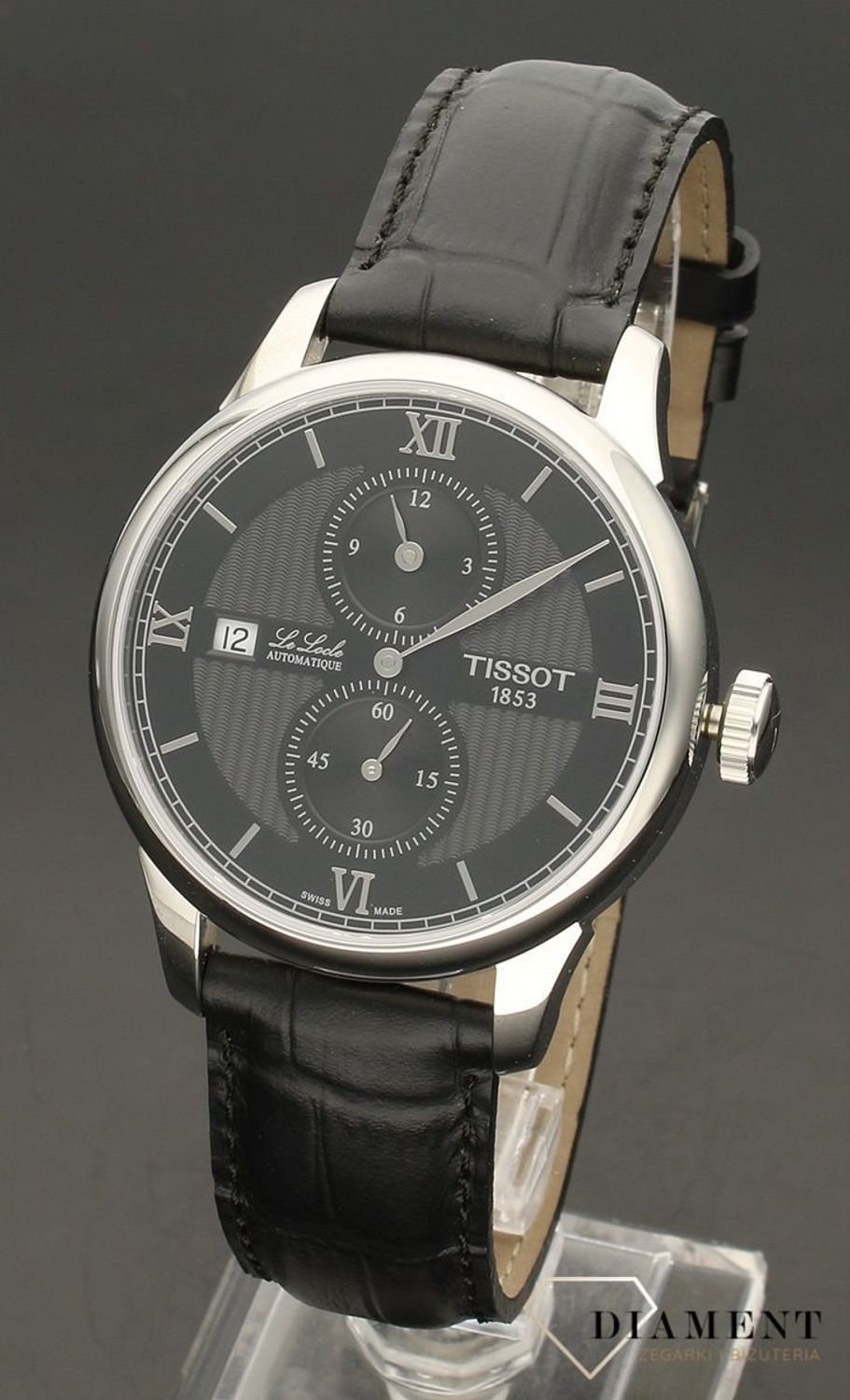 Pasek do zegarka TISSOT T610014582 czarny 19 mm XL.jpg