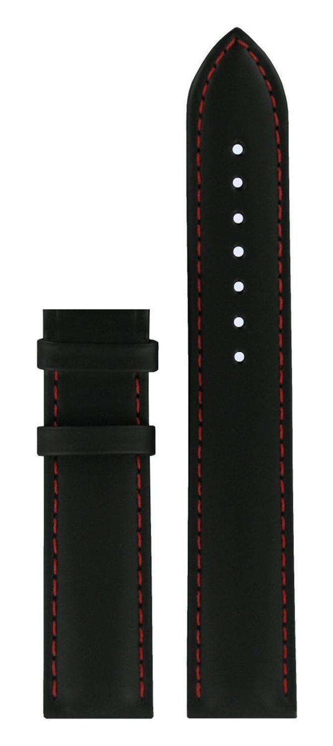 Pasek do zegarka Tissot 19mm T610025415 PRS 200 z czerwonym przeszyciem.jpg