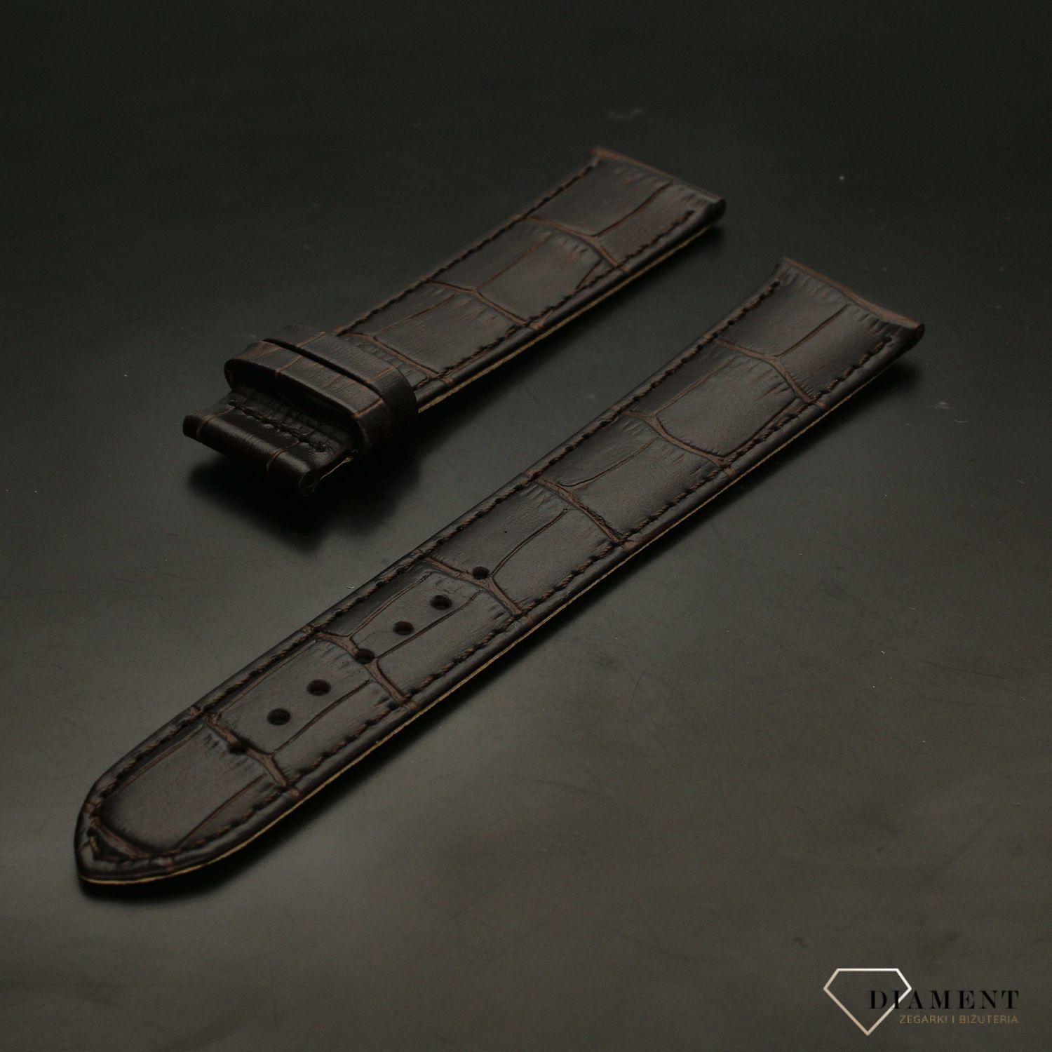 Pasek do zegarka TISSOT XL T610031947 brązowy 20 mm.jpg