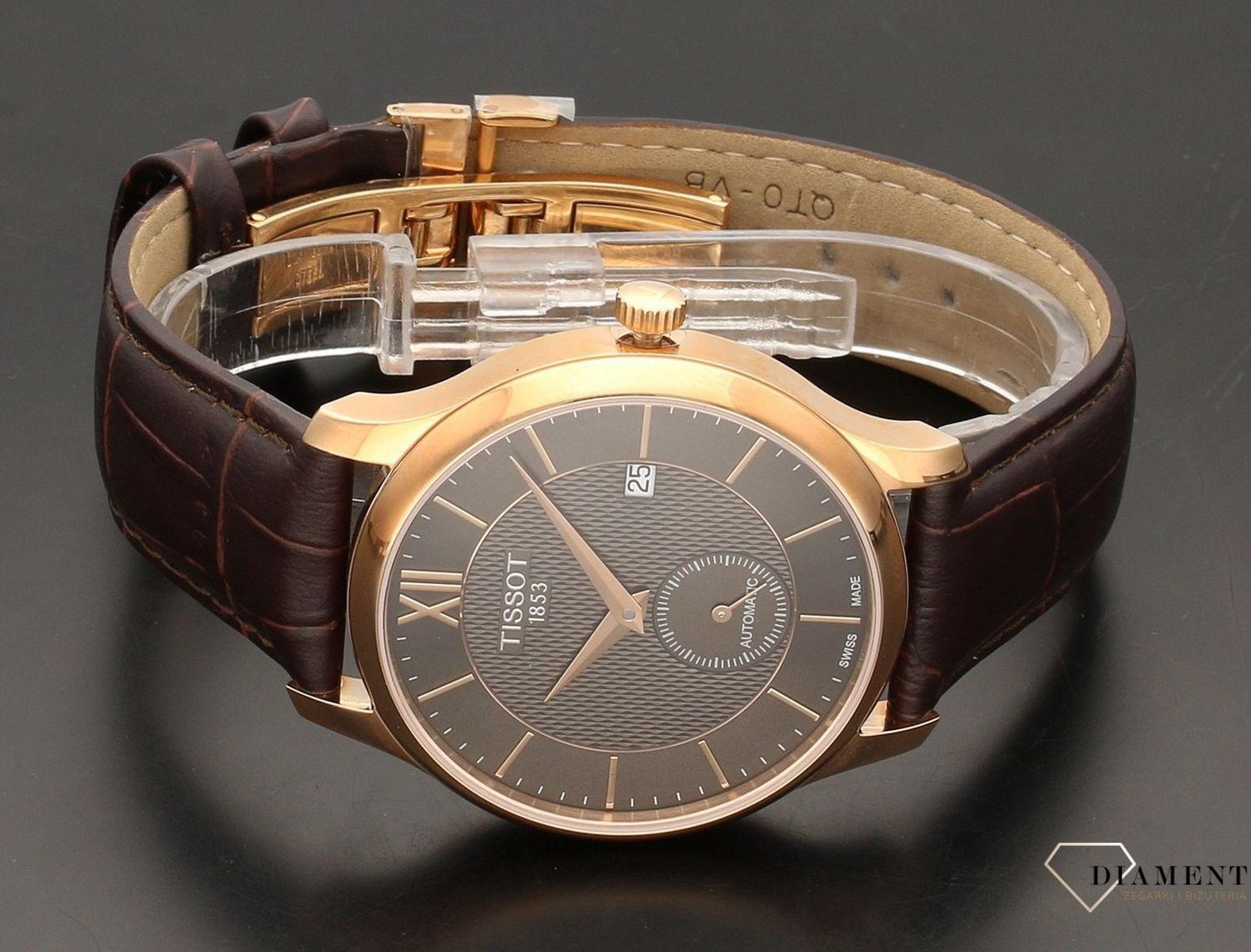 Pasek do zegarka TISSOT XL T610031947 brązowy 20 mm.jpg