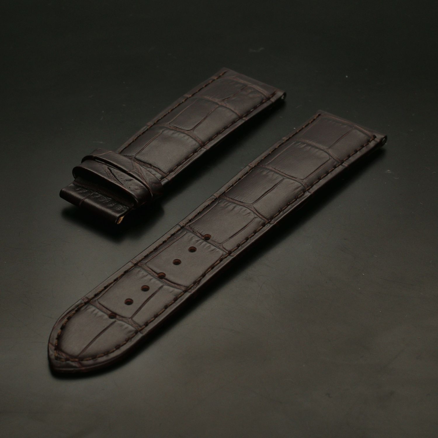 Pasek do zegarka TISSOT T610034058 brązowy 23 mm Oryginalny.jpg