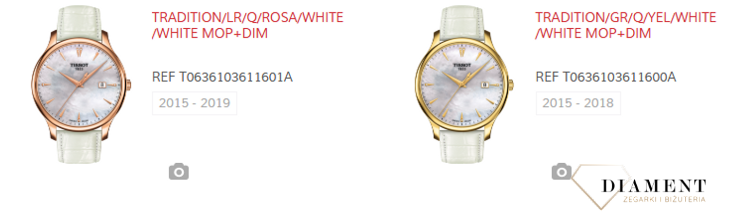 Oryginalny Pasek TISSOT T610037718 biały.png