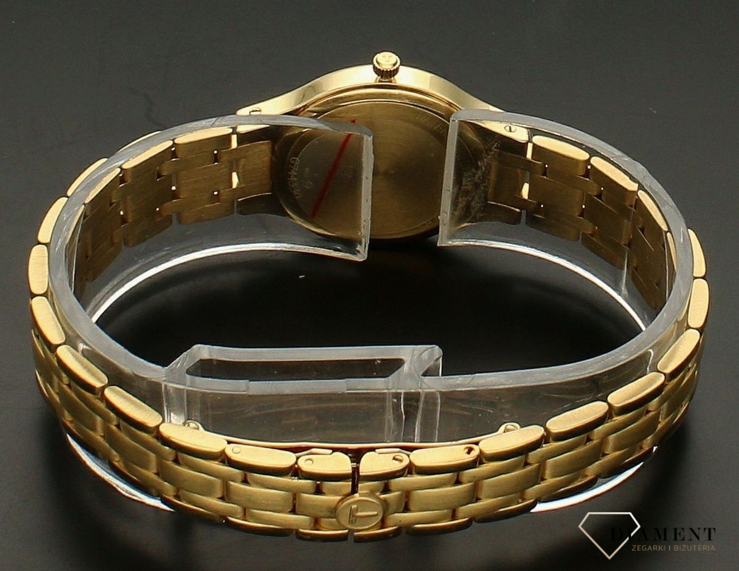 Złoty zegarek damski Tissot Ely T73.3.138.74 T73313874. Złoty zegarek damski. Zegarek złoty Tissot. Złoty zegarek na bransolecie. Zegarek złoty 585. Złoty zegarek damski Tisso (1).jpg