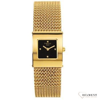 złoty zegarek damski, złoty zegarek kwadratowy dla kobiety tissot-bellflower-t73332151.jpg