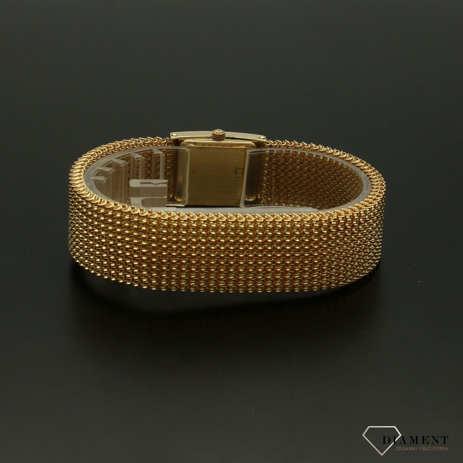 złoty zegarek damski, złoty zegarek kwadratowy dla kobiety tissot-bellflower-t73332151.jpg