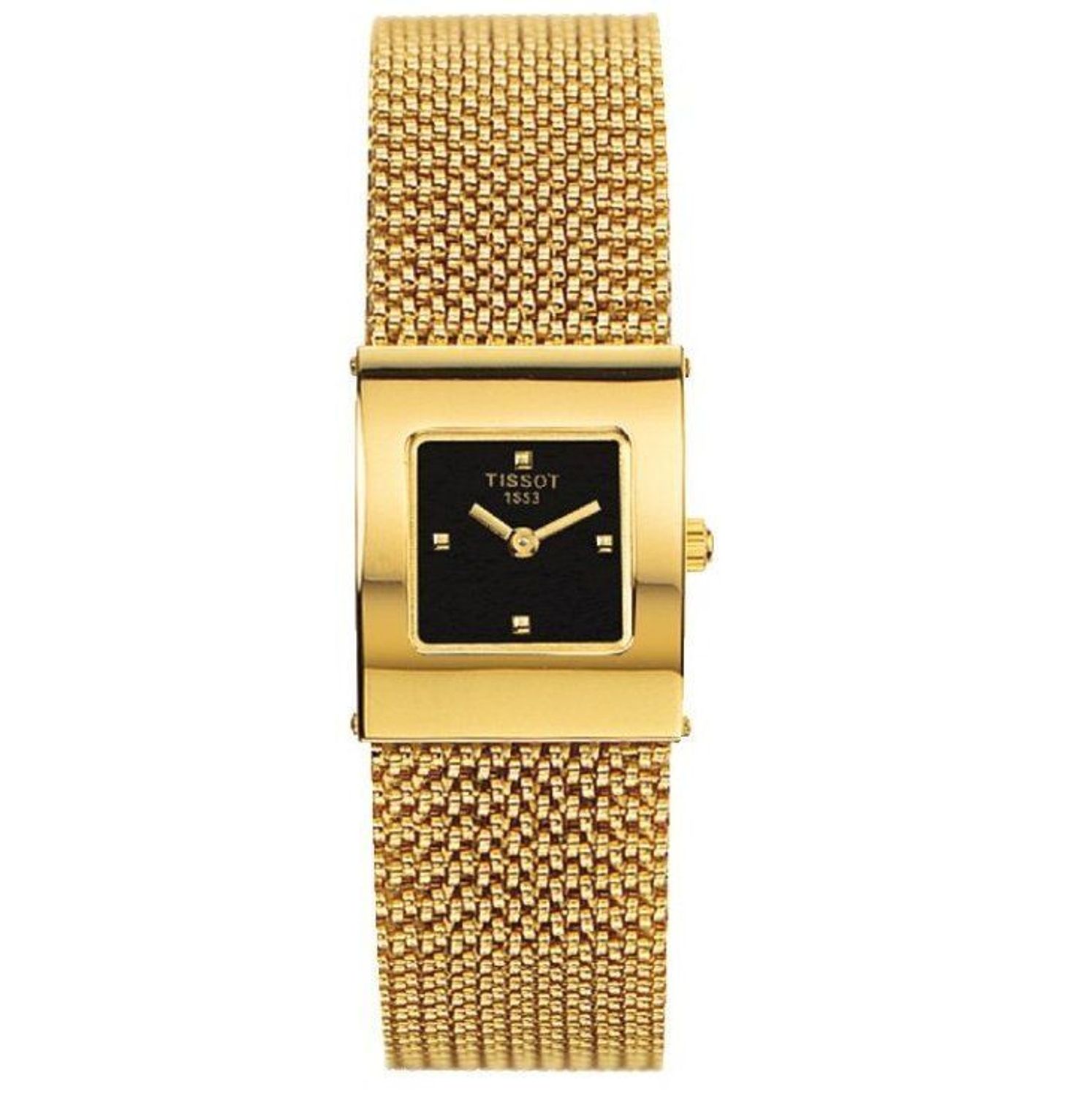 złoty zegarek damski, złoty zegarek kwadratowy dla kobiety tissot-bellflower-t73332151.jpg