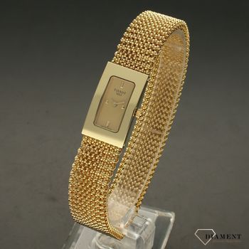 Złoty zegarek damski 18k Gold T-Gold Tissot Bellflower T73332221 T73.3.322.21. Zegarek Tissot Bellflower jest wygodny w codziennym użytkowaniu (5).jpg
