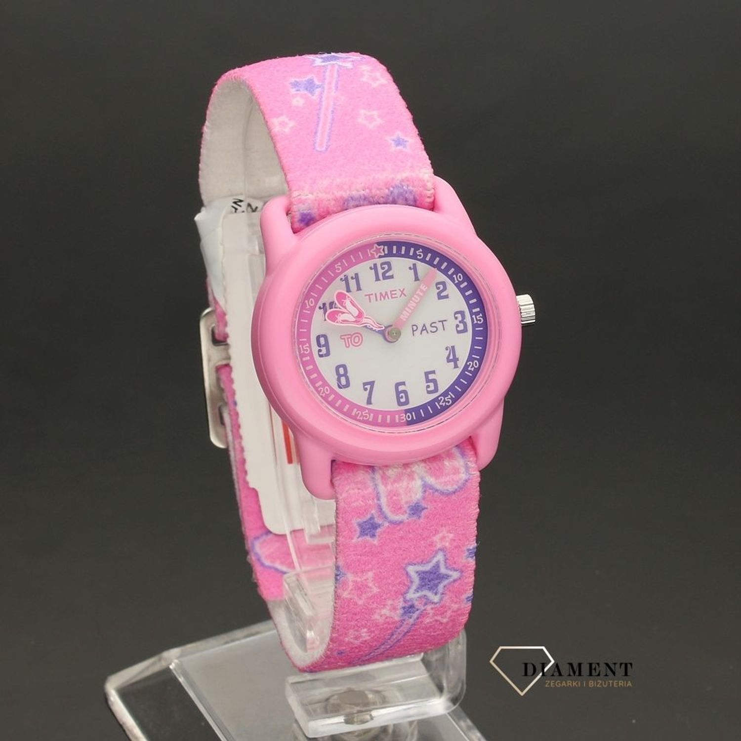 Zegarek dziecięcy Timex Kids Time Teacher Pink Ballerina T7B151.jpg