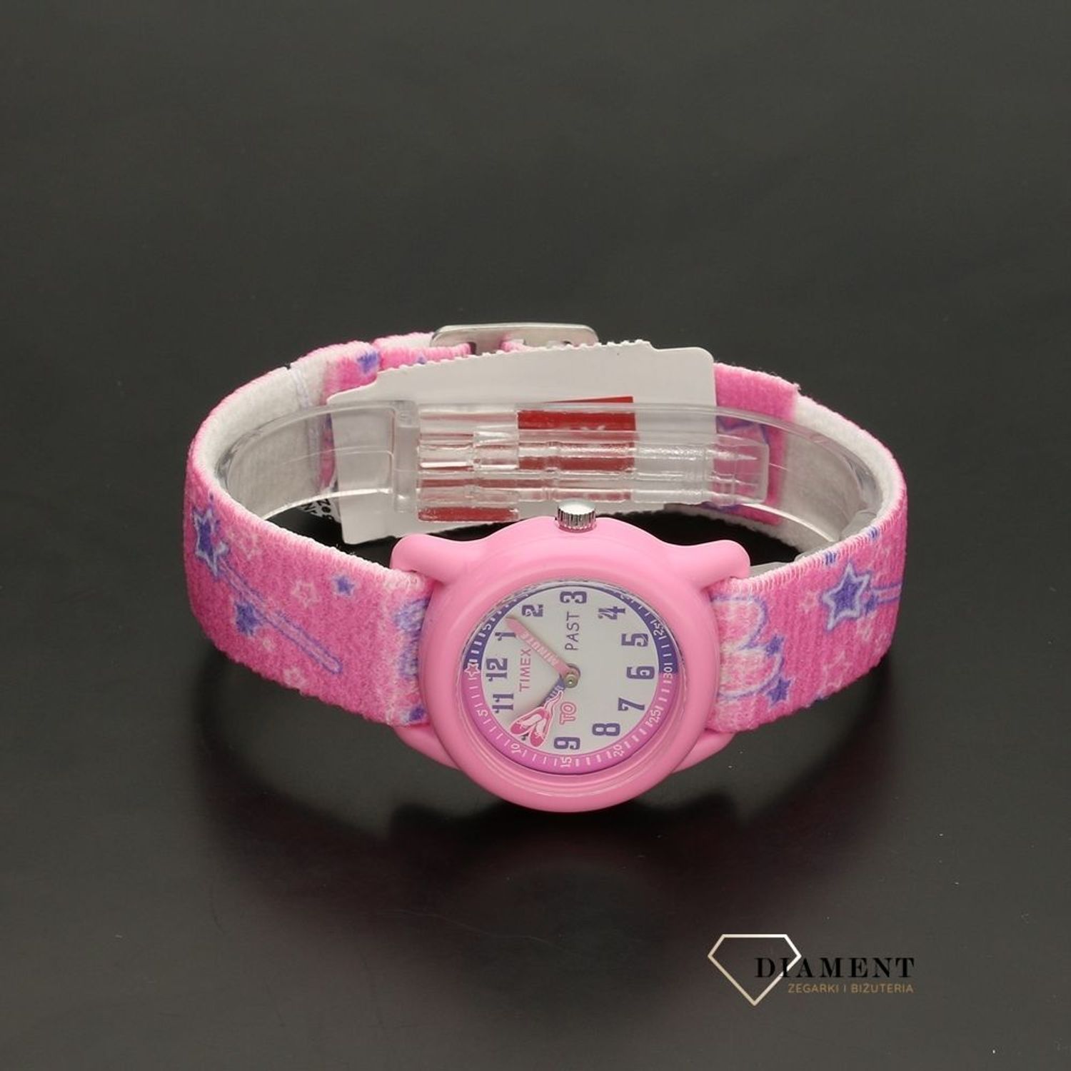Zegarek dziecięcy Timex Kids Time Teacher Pink Ballerina T7B151.jpg