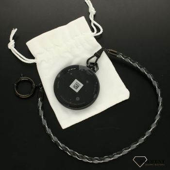Zegarek kieszonkowy w kolorze czarnym z zawieszką Tissot T-POCKET LEPINE T863.409.99.067.00  (2).jpg