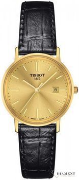 Złoty zegarek damski ze szwajcajskim mechanizmem Tissot T-Gold T922.210.16.021.00.jpg