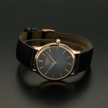 Złoty zegarek Tissot 'Blue & Rose gold' T926.410.76.041.00 (2).jpg
