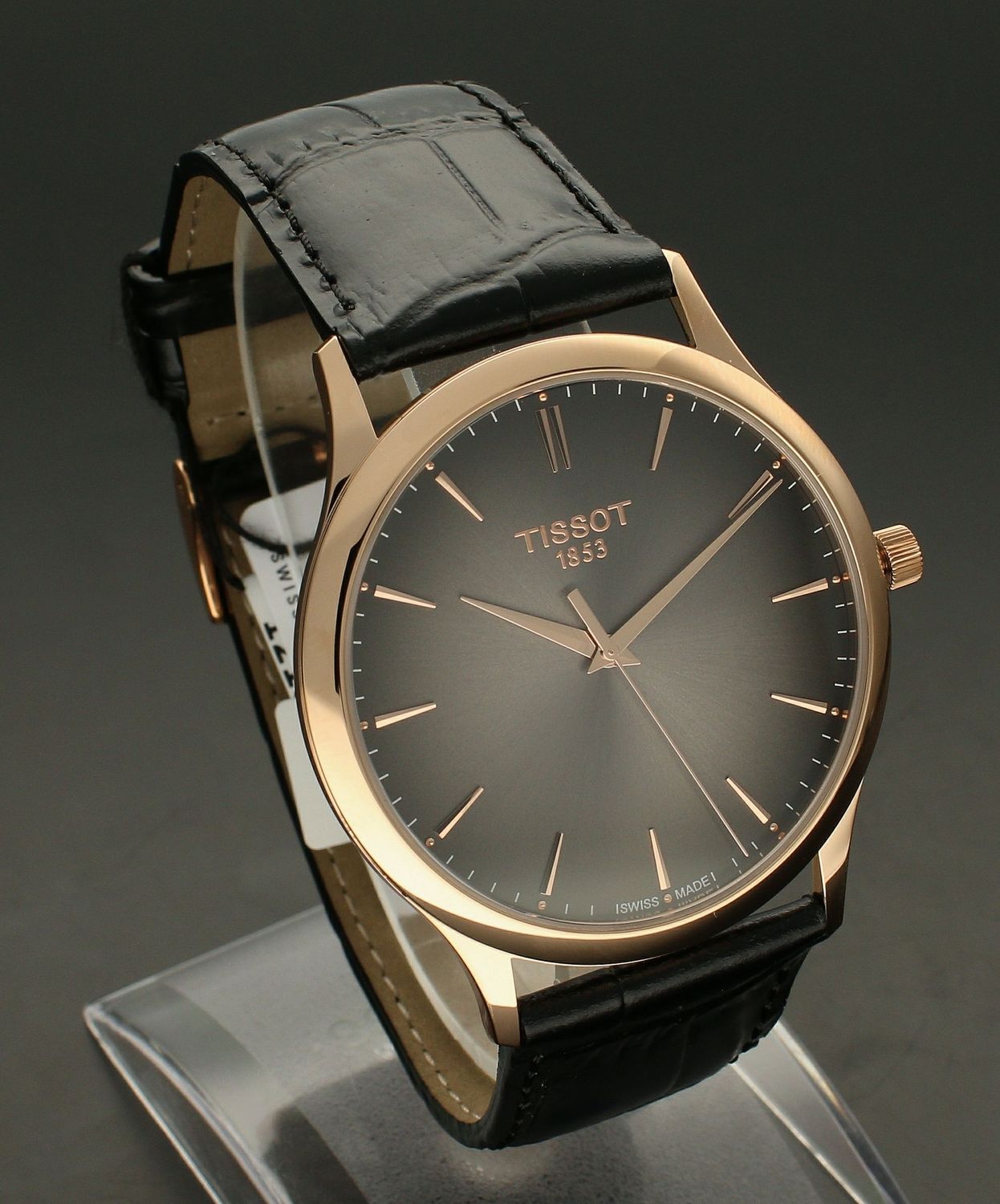 Zegarek męski złoty Tissot Brown and rose gold 18K T926