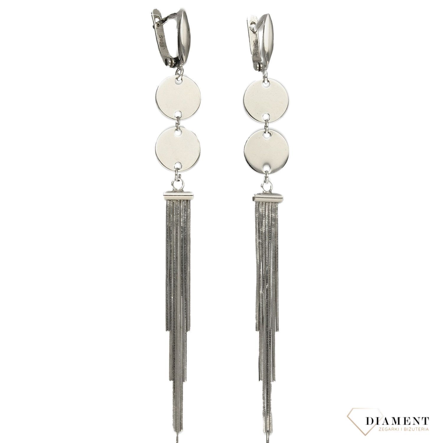 Kolczyki srebrne wiszące długie łańcuszki TBK000000-053.jpg