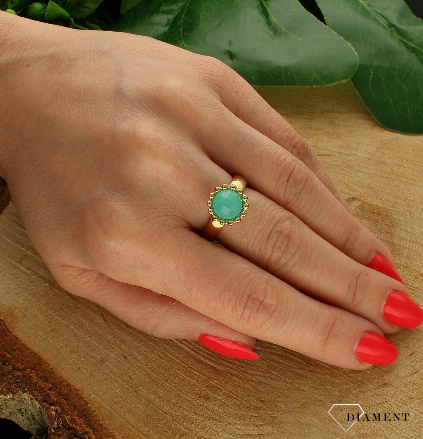 Pierścionek Melano Turkus Charms Melano 8 mm TMB7GD10027.jpg