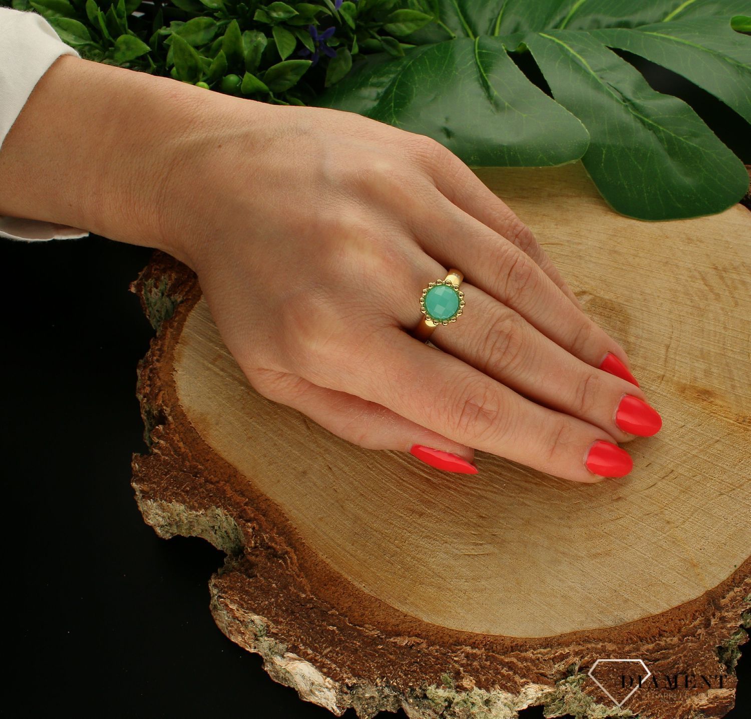 Pierścionek Melano Turkus Charms Melano 8 mm TMB7GD10027.jpg