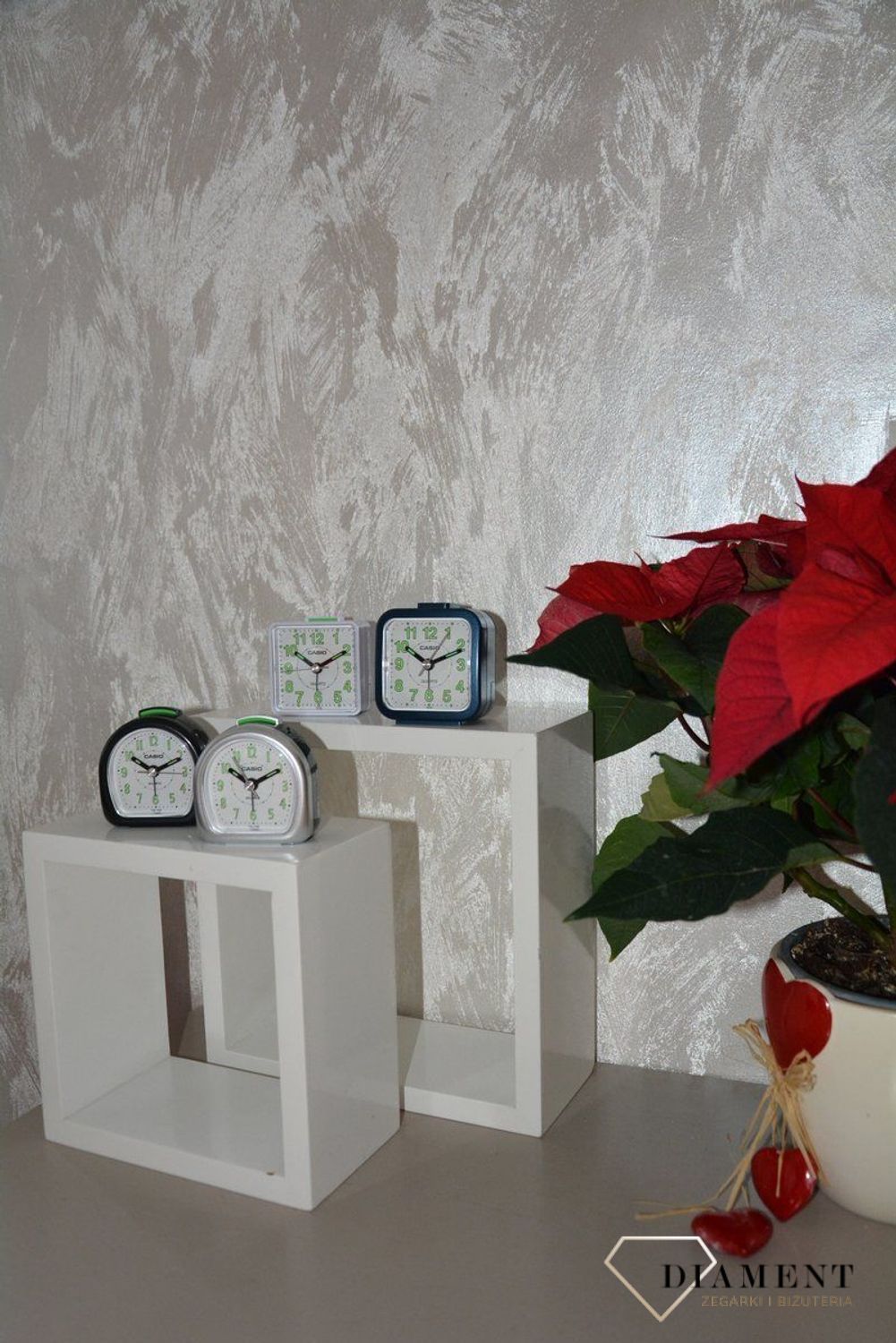 budzik na baterie niebieski TQ-141-2.jpg