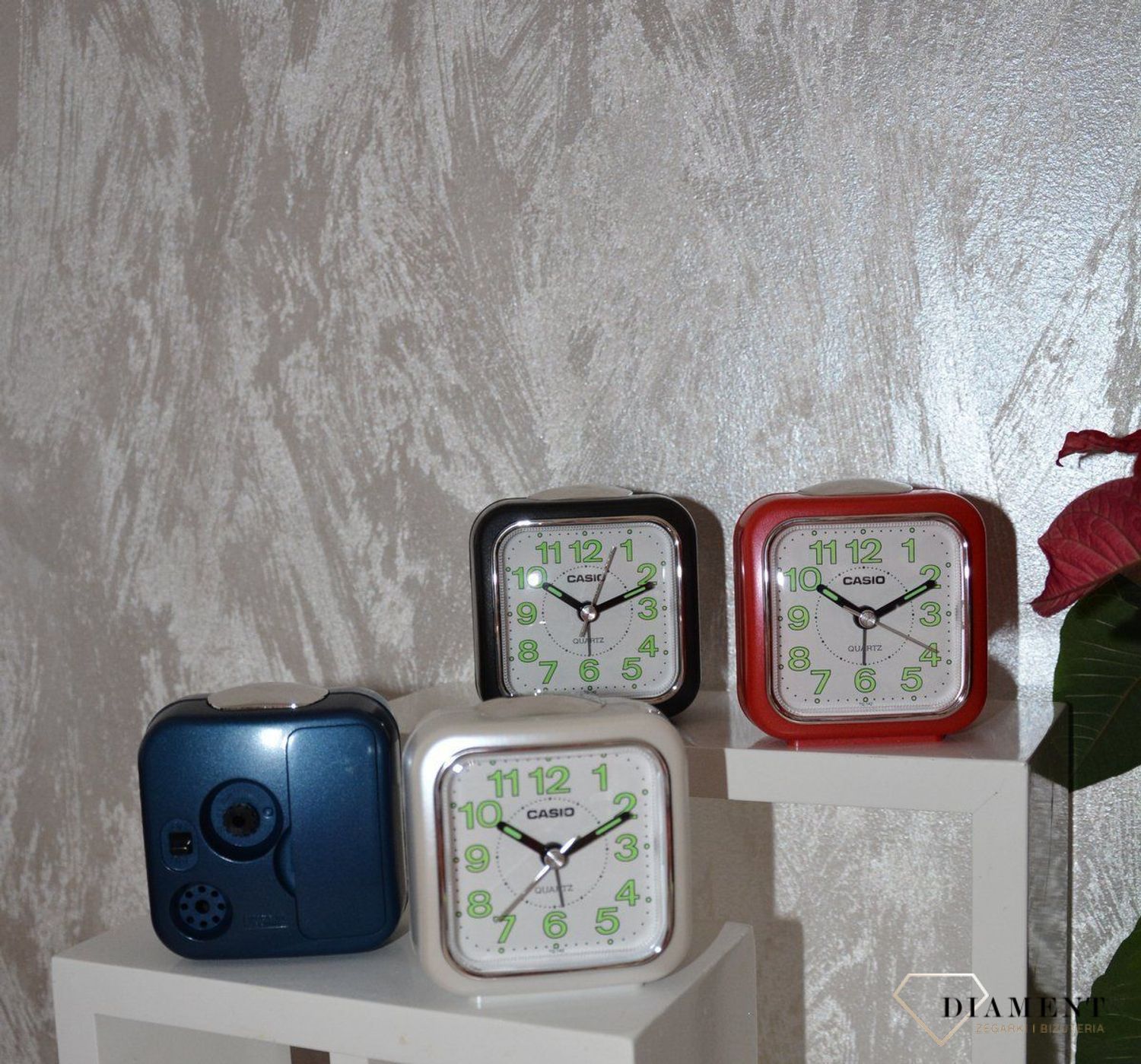 budzik na baterię casio niebieski TQ-142-1, budziki casio.jpg