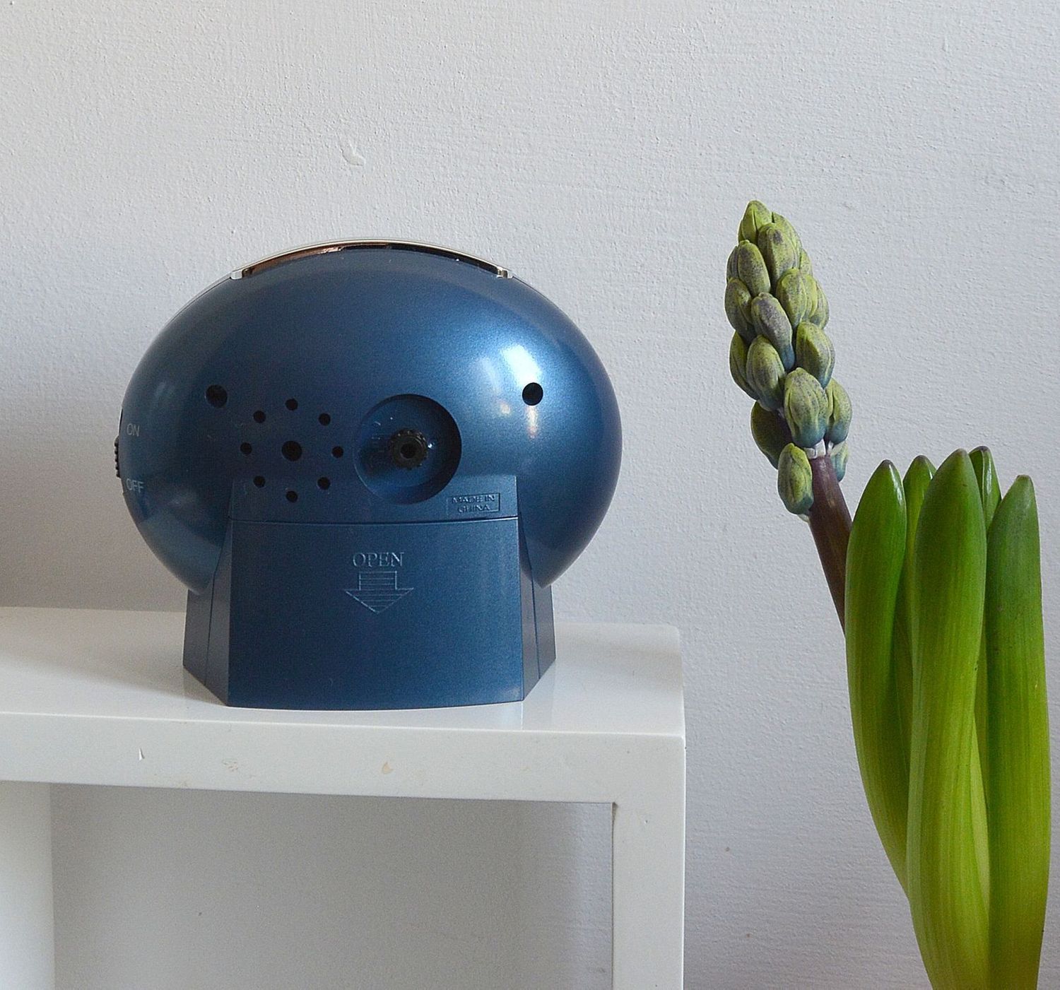 Budzik na baterię CASIO niebieski TQ-266-2EF.jpg