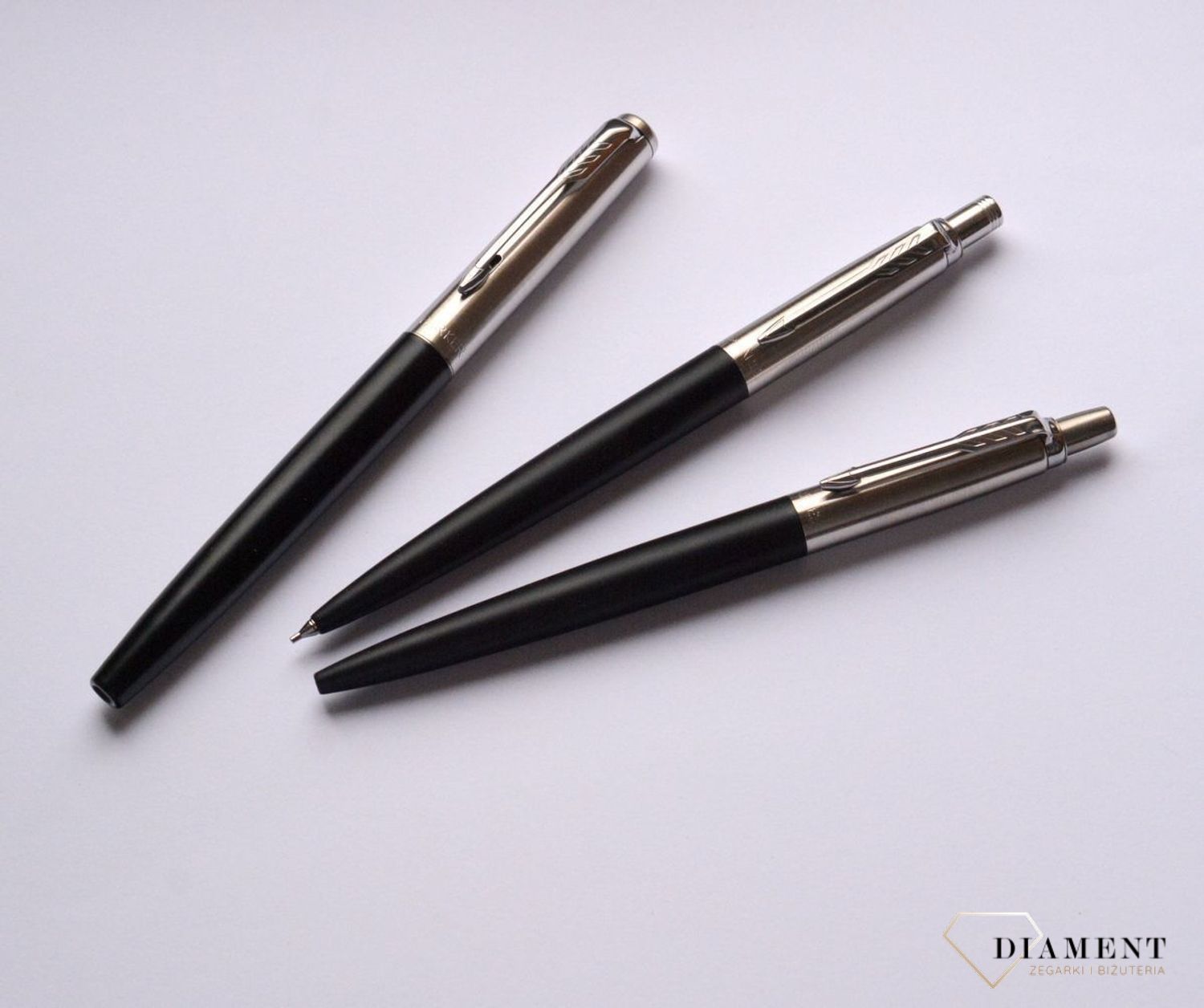 TRIO1 Jotter Bond Street Black CT Parker + Pióro wieczne + Zestaw z ołówkiem i długopisem. Darmowa wysyłka, Grawer gratis (2).jpg