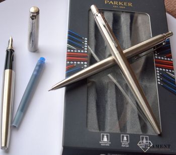 Zestaw prezentowy Parker pióro, długopis i ołówek TRIO4⇨  Pióro parker z grawerem. Prezent dla nauczyciela. Prezent dla doktora.  (9).JPG