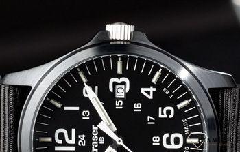 Zegarek męski z firmy Traser to idealny pomysł na prezent dla mężczyzny, który lubi wyprawy i przygody na świeżym powietrzu. Zegarek na pasku tekstylnym (1).jpg