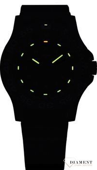 Zegarek męski z szwajcarskim mechanizmem Ronda 517. Zegarek na kauczukowym pasku, z wyraźną, podświetlaną tarczą za pomocą trytu. Dokładność chodu (3).jpg