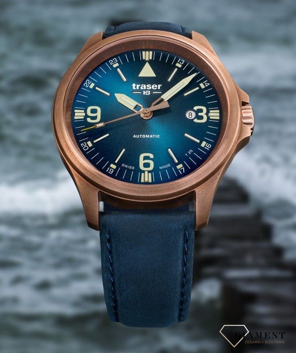 Zegarek męski Traser P67 Officer Pro Automatic Bronze Blue TS-108074 (2).jpg