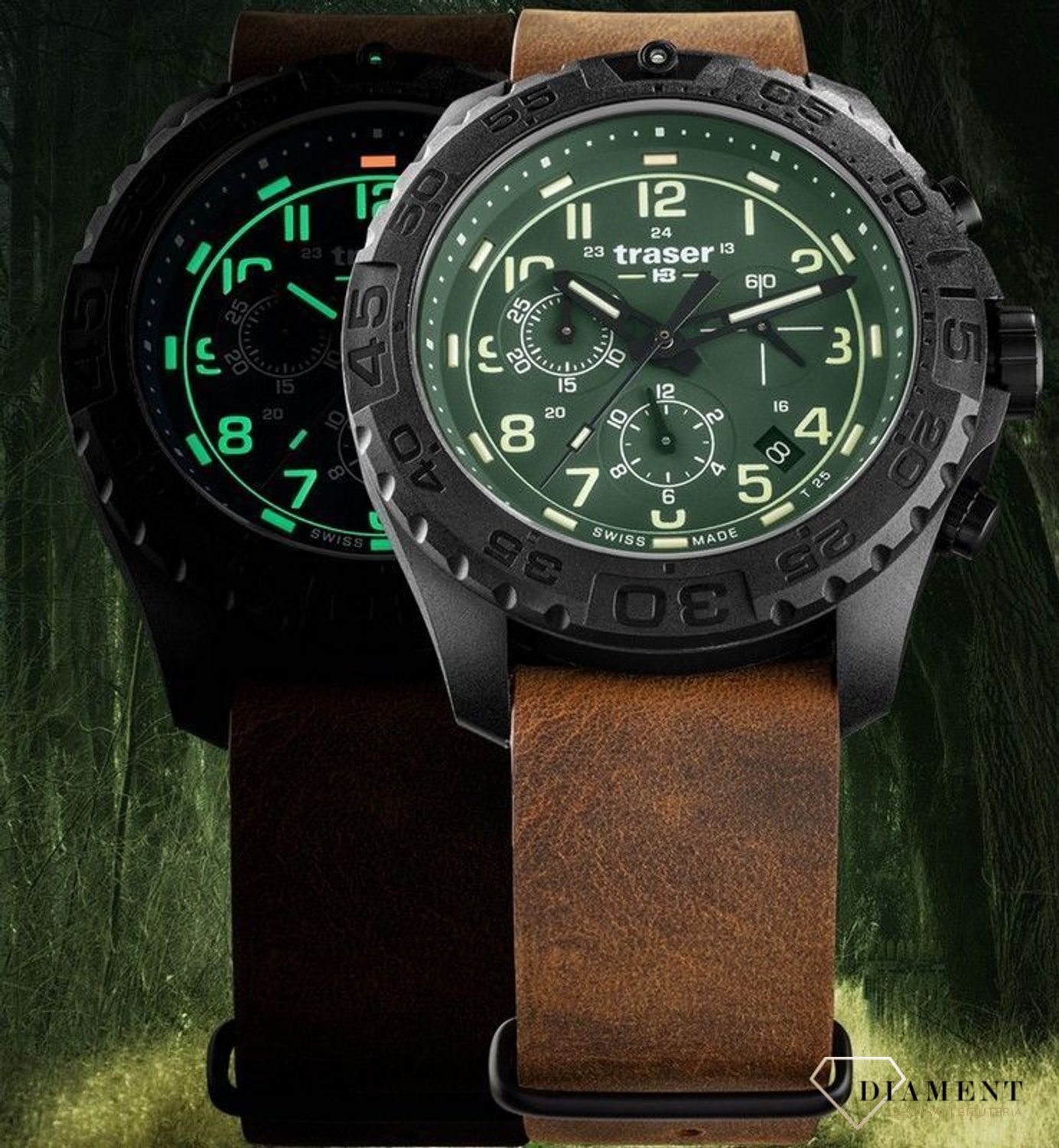 Zegarek męski z solidnym paskiem z licowanego kawałka skóry. Zegarek z przeznaczeniem dla osób lubiących podróżować i spędzać aktywnie czas (2).jpg