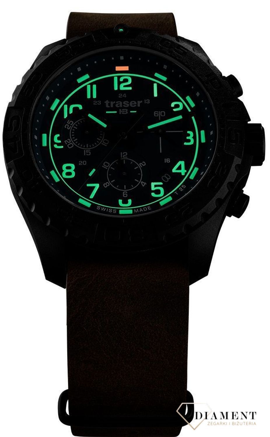 Zegarek męski z solidnym paskiem z licowanego kawałka skóry. Zegarek z przeznaczeniem dla osób lubiących podróżować i spędzać aktywnie czas (2).jpg