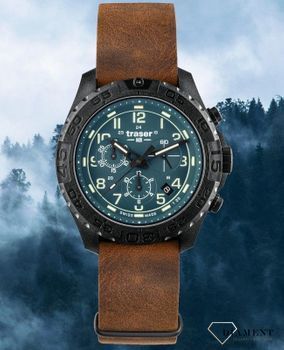 Zegarek męski Traser P96 Outdoor Pioneer Evolution Chrono Petrol TS-109049.jpg