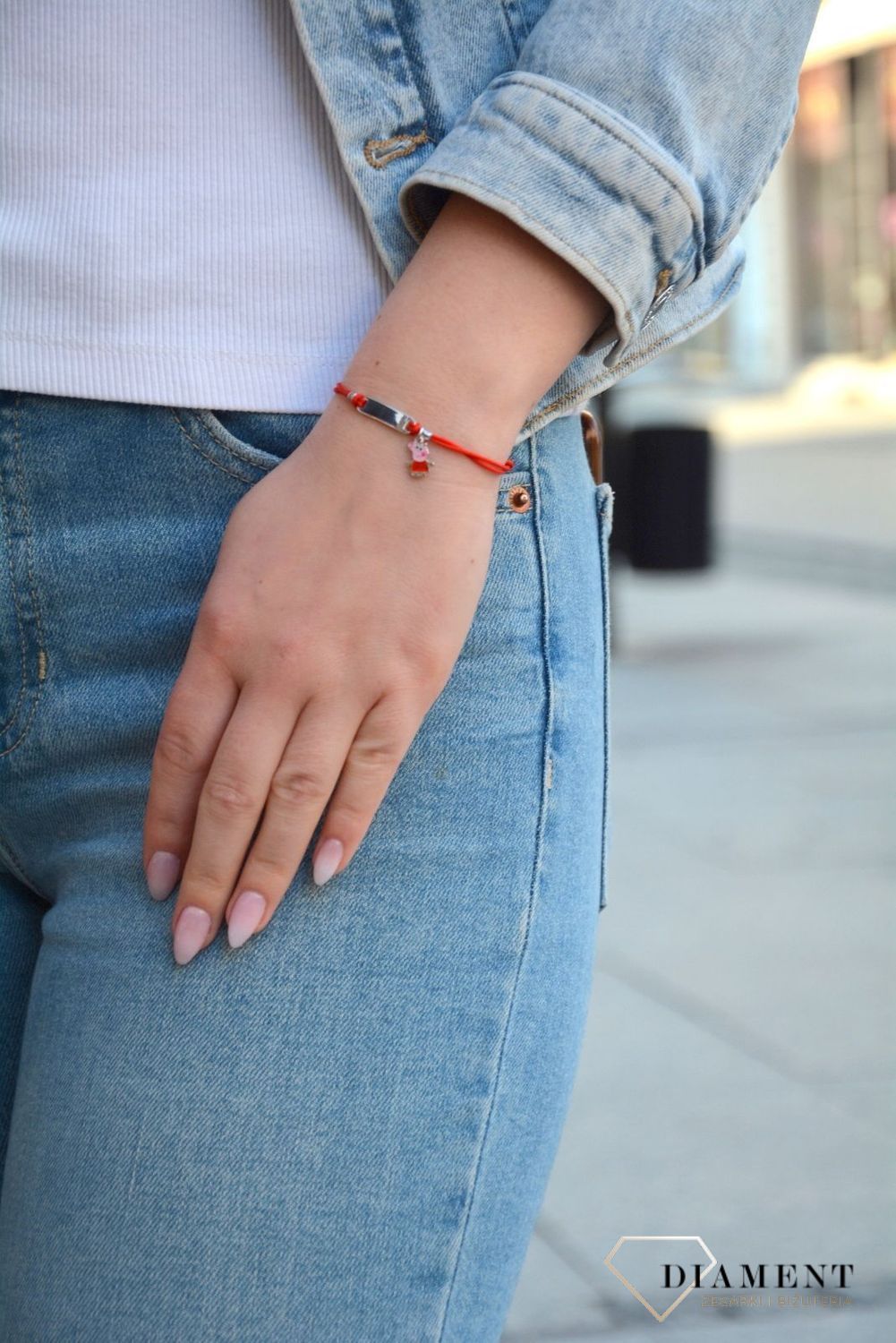 bransoletka sredrna ze Świnką Peppą.jpg