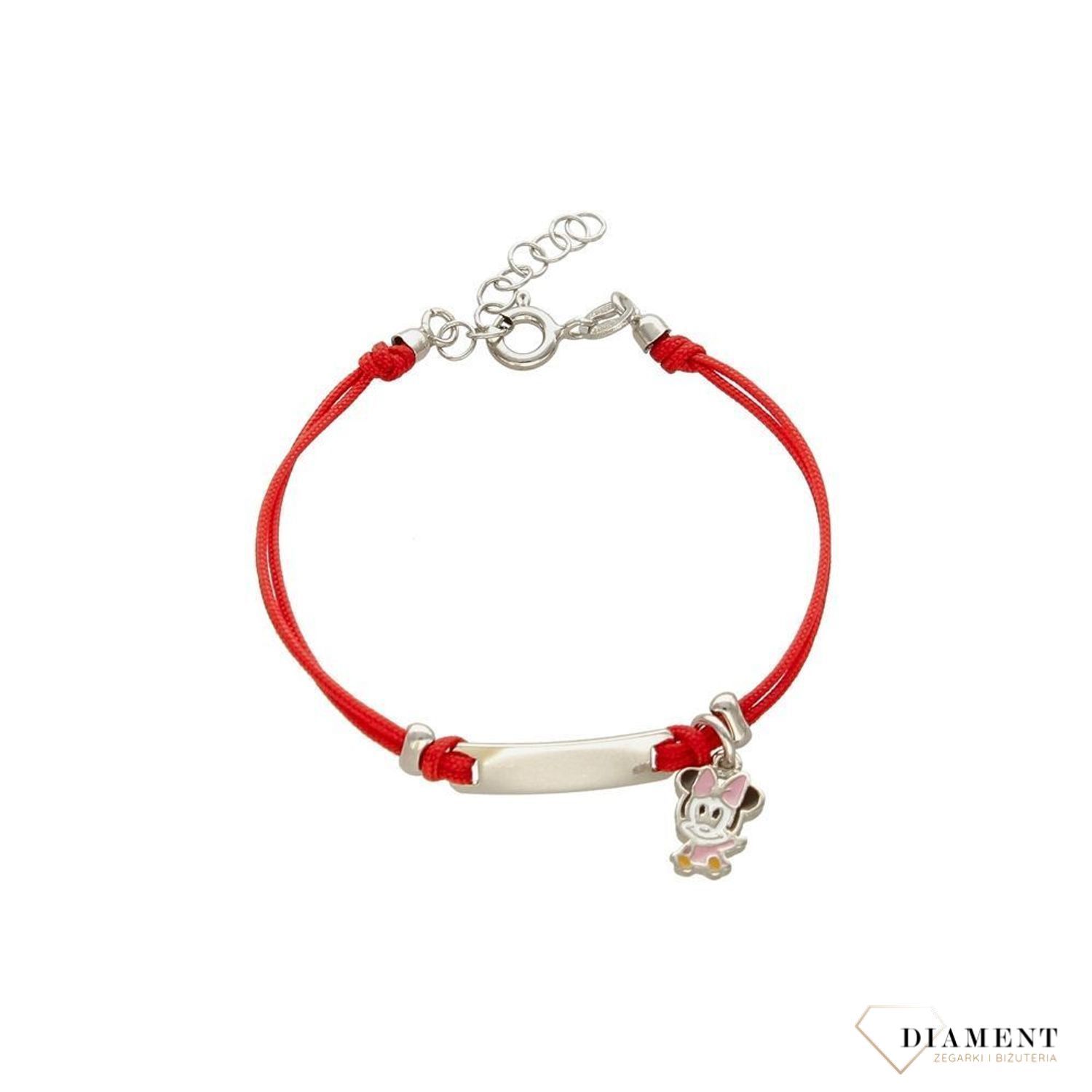 Bransoletka srebrna dla dziewczynki z Myszka Minniev.jpg