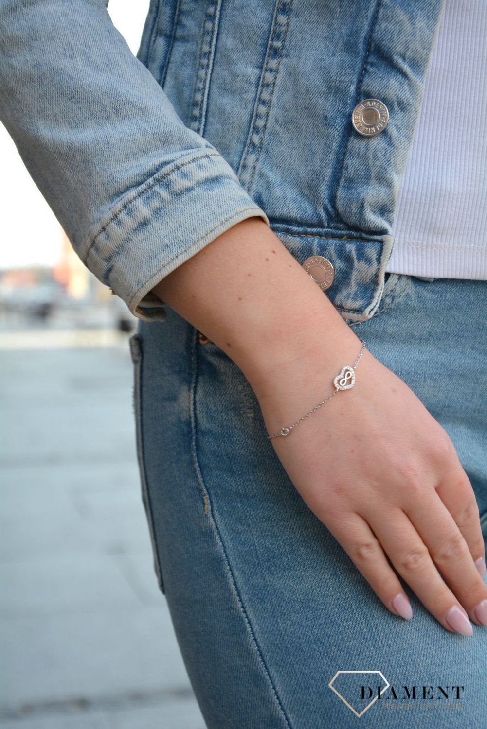 Srebrna bransoletka ze znakiem nieskończoności TSB000006-002.jpg