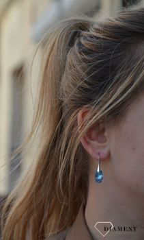 Kolczyki srebrne Swarovski damskie   ✓Kolczyki kryształ ✓ Srebrne kolczyki w sklepie zegarki-diament (10).JPG