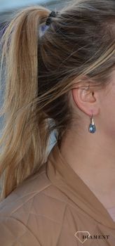 Kolczyki srebrne Swarovski damskie   ✓Kolczyki kryształ ✓ Srebrne kolczyki w sklepie zegarki-diament (9).JPG