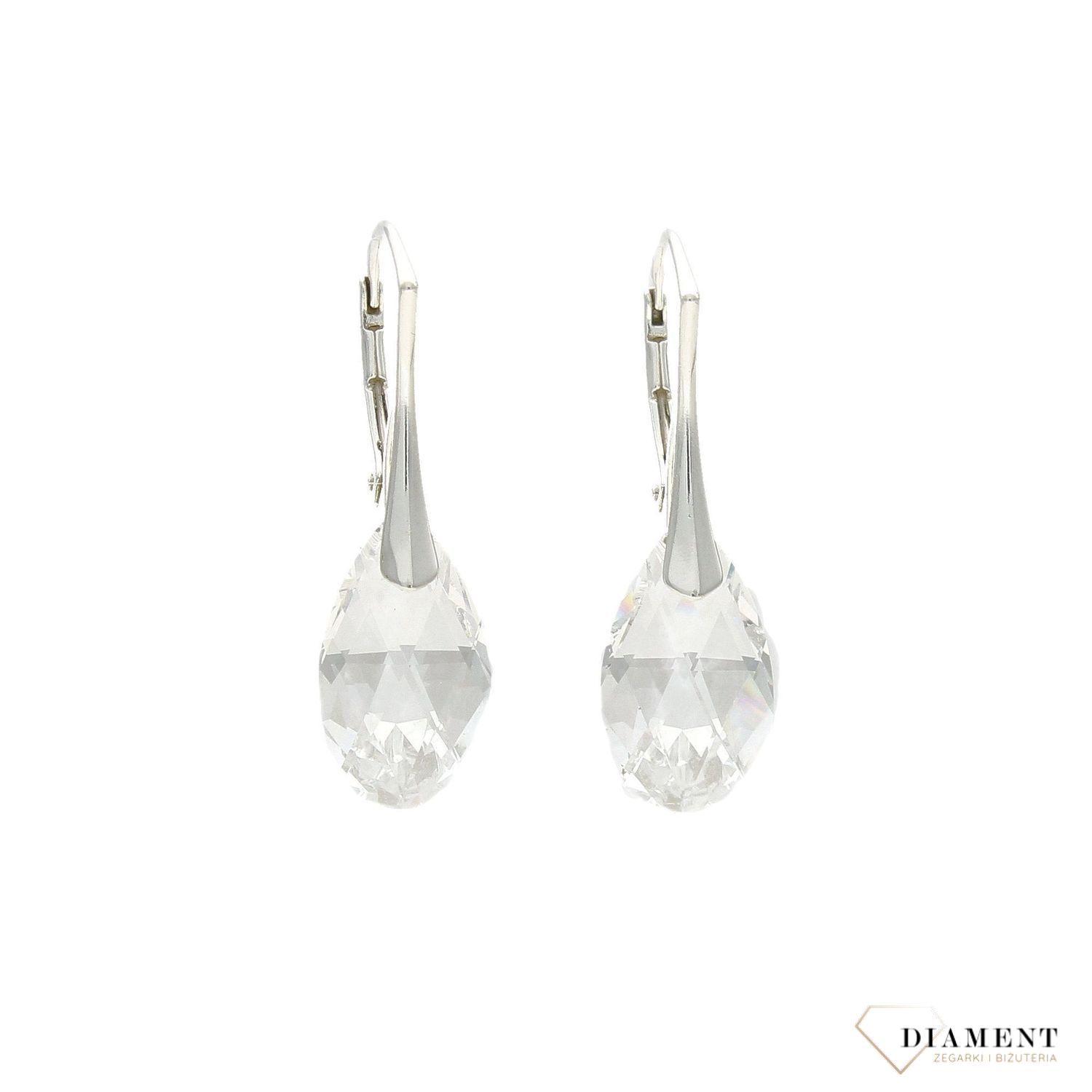 Kolczyki swarovski element przezroczyste.jpg