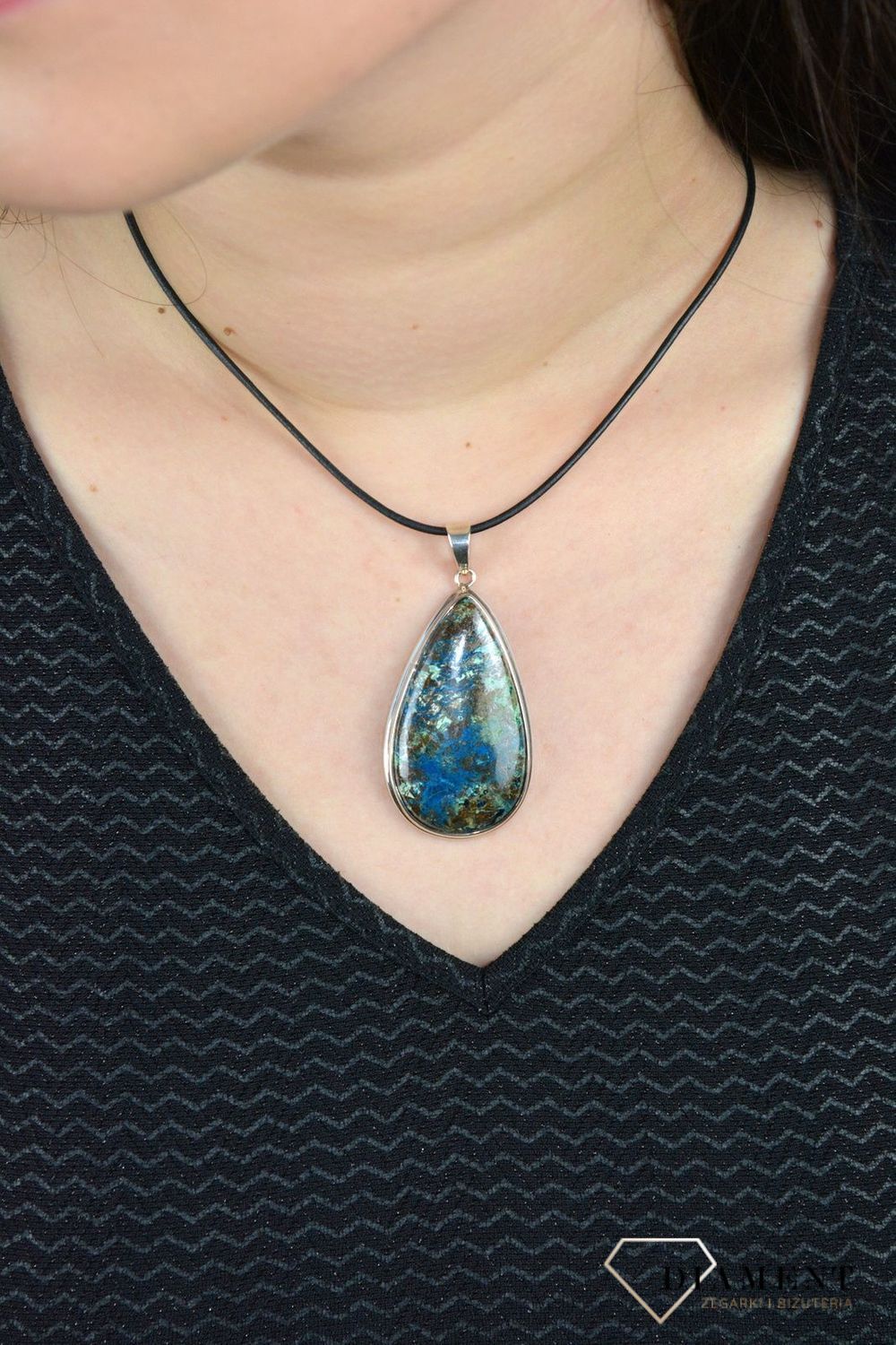 Zawieszka srebrna' Marmurkowa chryzokola' TSZ000000-014.jpg