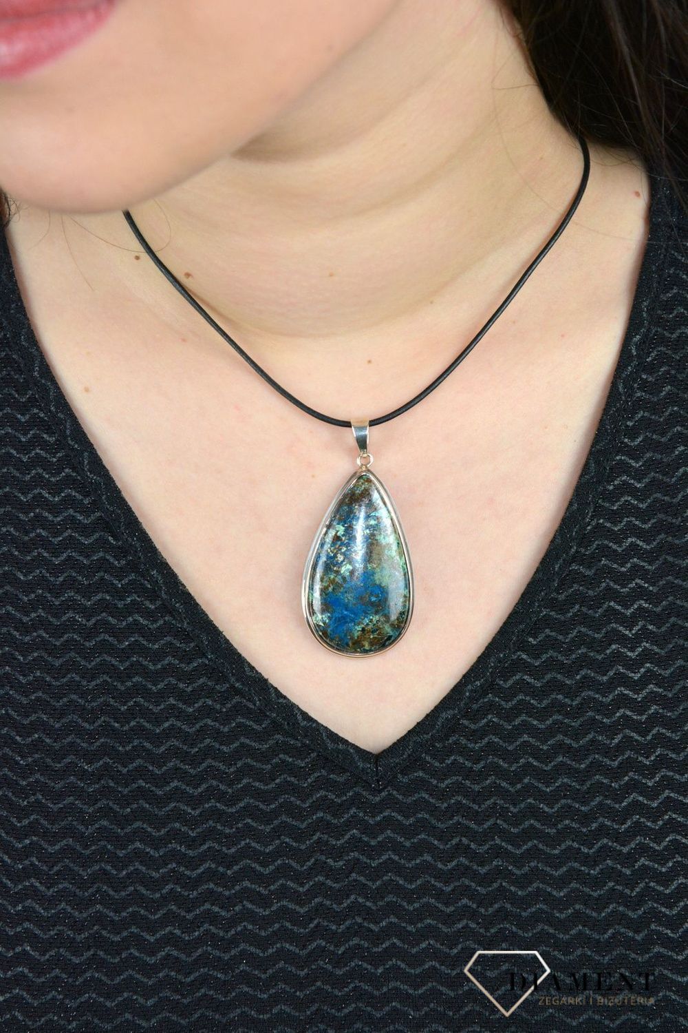 Zawieszka srebrna' Marmurkowa chryzokola' TSZ000000-014.jpg