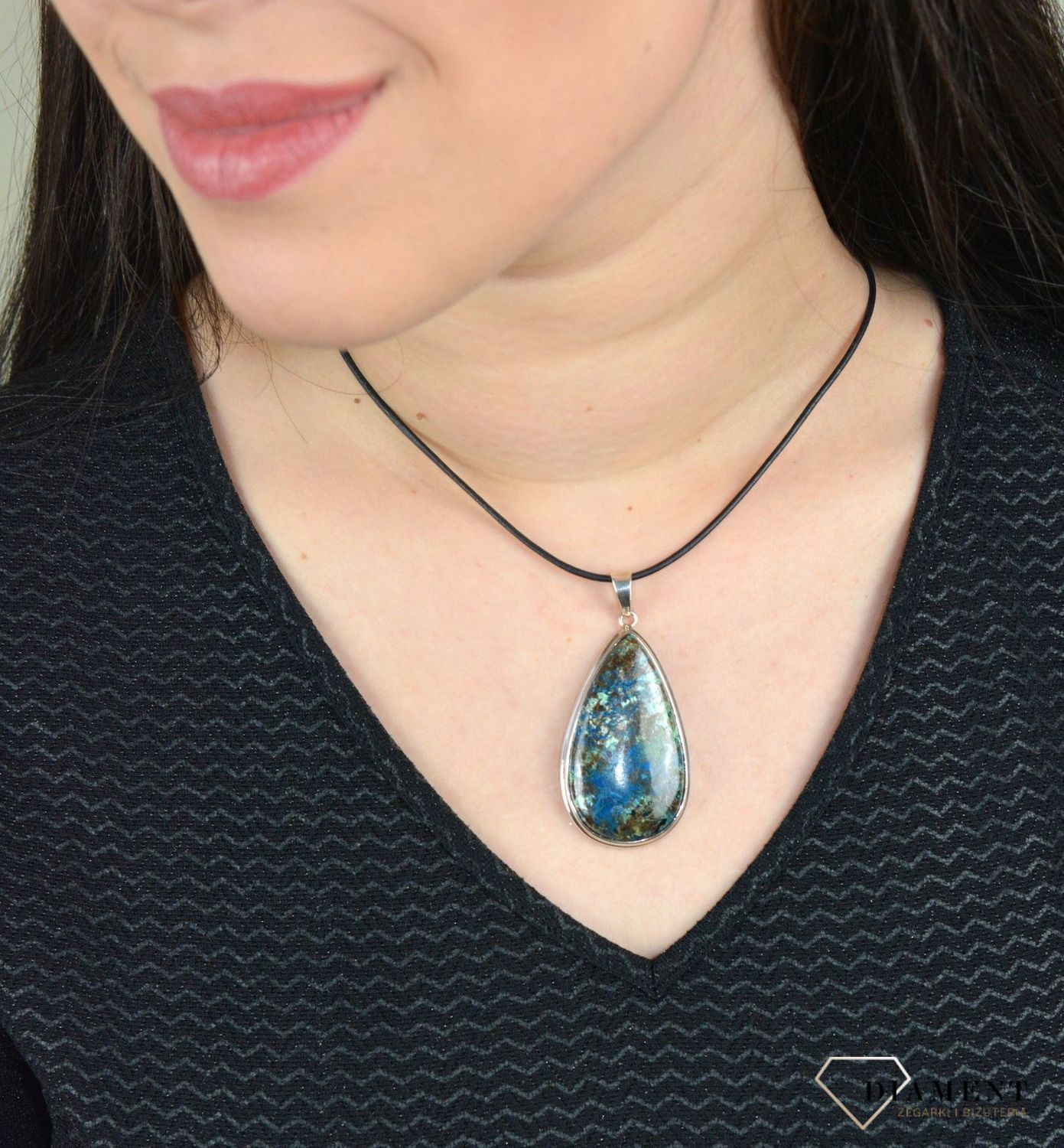 Zawieszka srebrna' Marmurkowa chryzokola' TSZ000000-014.jpg