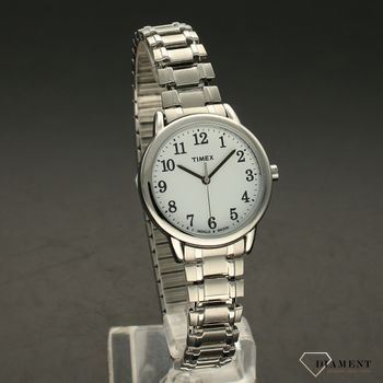 Zegarek damski srebrny na rozciąganej bransolecie z czytelną tarczą Timex TW2P78500 (1).jpg