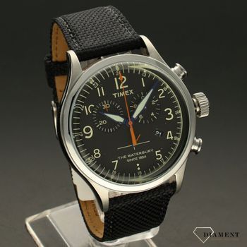 Zegarek męski Timex The Wtebulary New ⌚ ➤ Zegarek Retro. Zegarek na parcianym pasku ⌚ (6).jpg