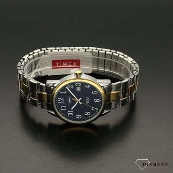 Zegarek męski Timex 'Podświetlany klasyk' na 11rozciąganej bransolecie z czytelną tarczą (1).jpg