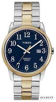 Zegarek męski Timex 'Podświetlany klasyk' na rozciąganej bransolecie z czytelną tarczą (5).jpg