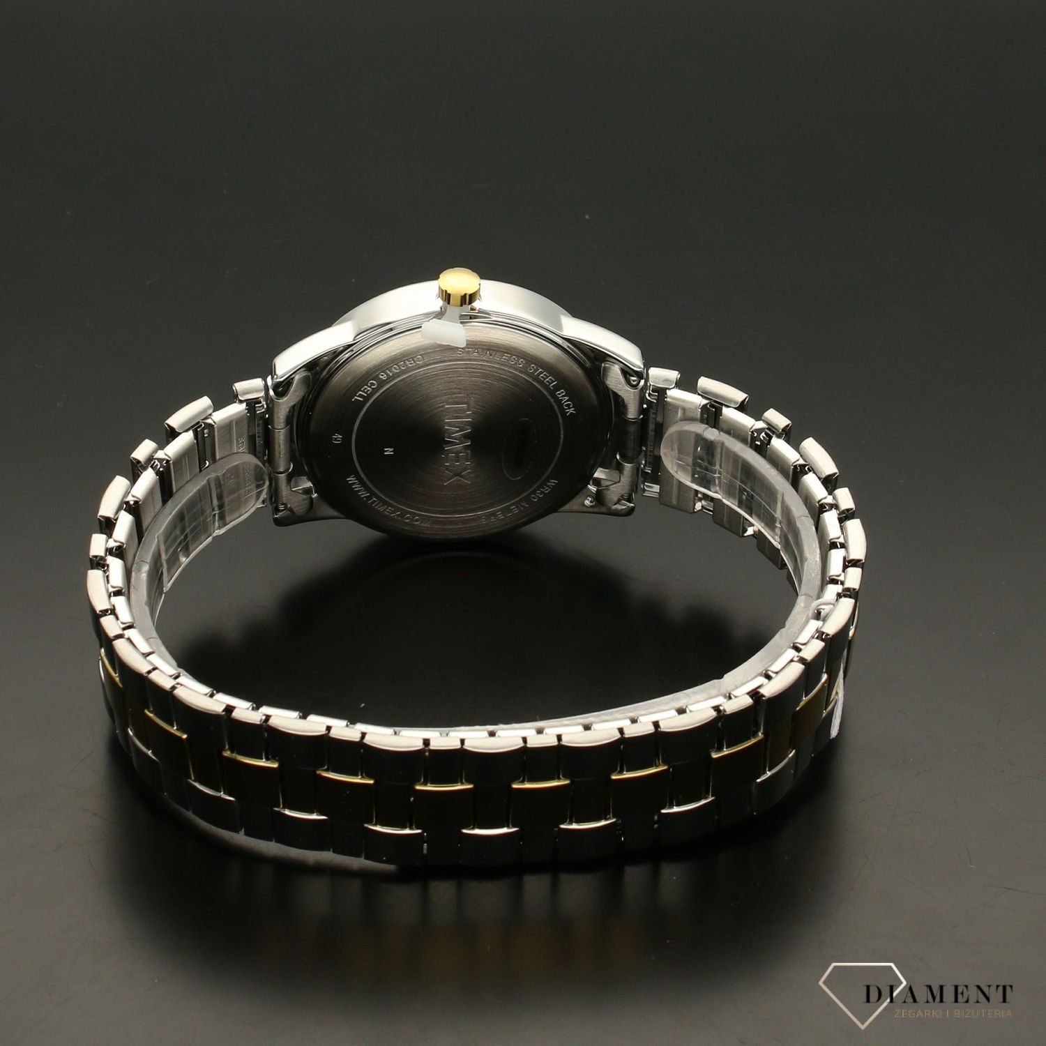 Zegarek męski Timex 'Podświetlany klasyk' na rozciąganej bransolecie z czytelną tarczą (5).jpg