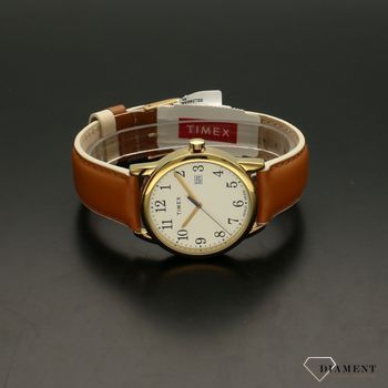 Zegarek damski na pasku skórzanym Timex TW2R62700 z podświetleniem (3).jpg
