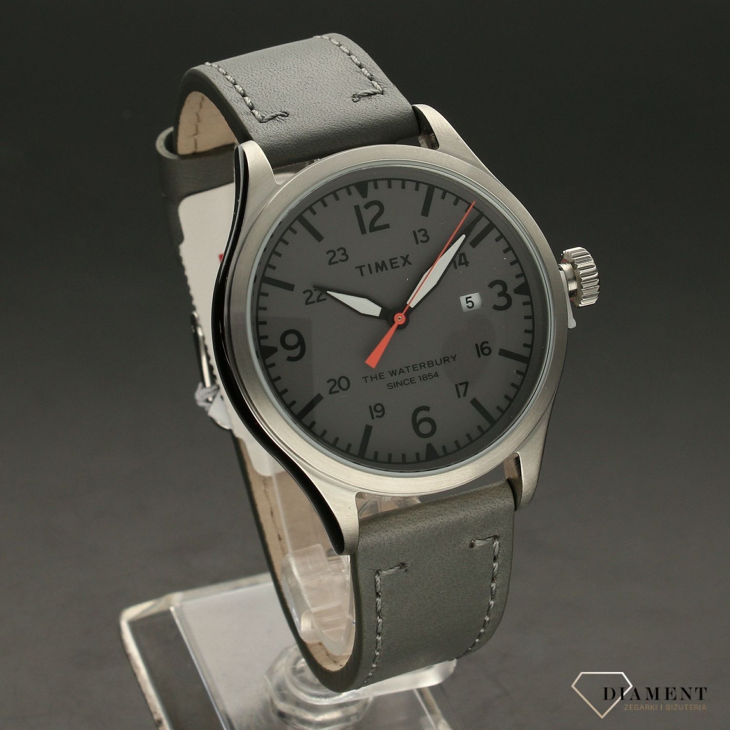 Zegarek męski na szarym pasku Timex The Waterbury TW2R71000 (1).jpg