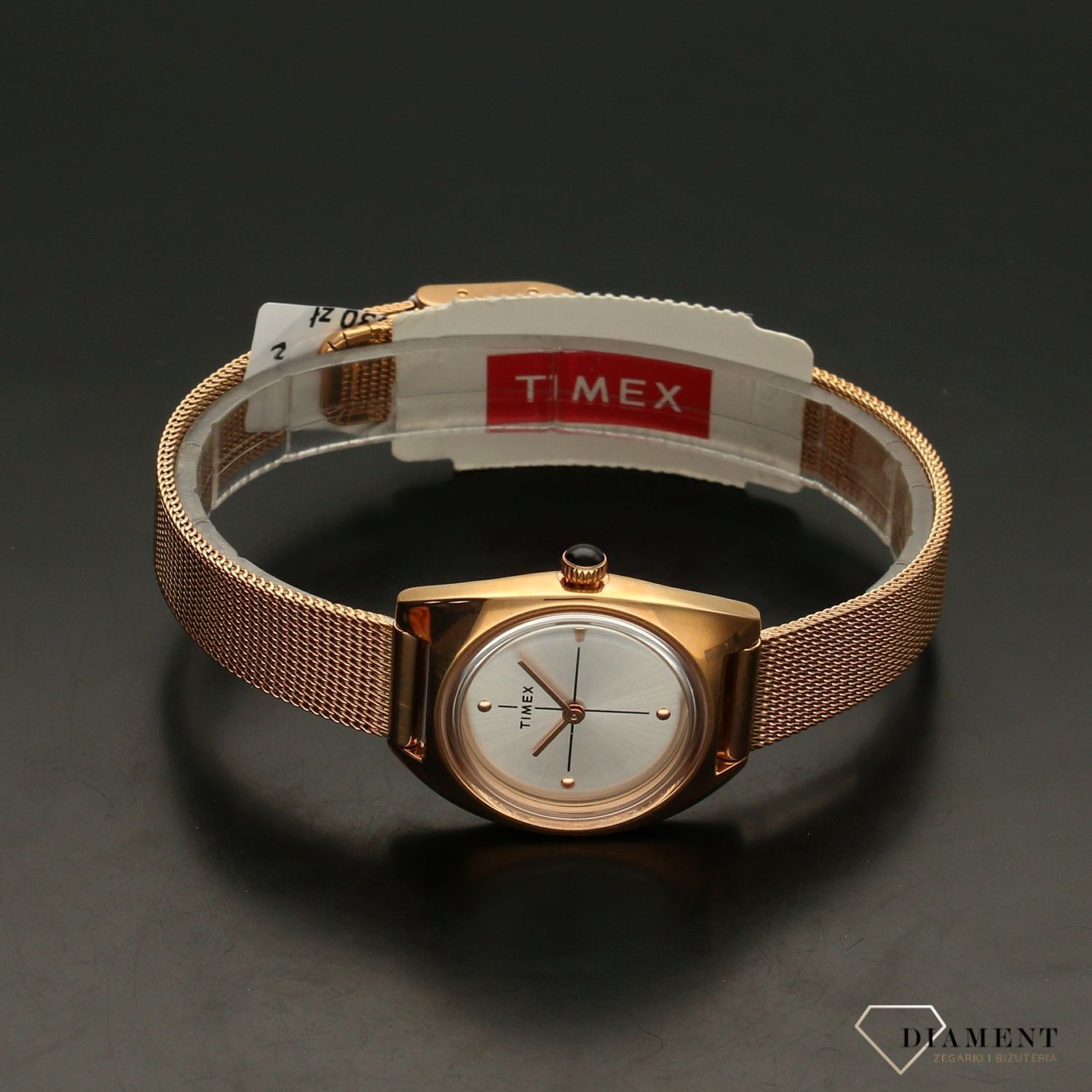 Zegarek damski Timex w kolorze różowego złota Milano TW2T37800.jpg