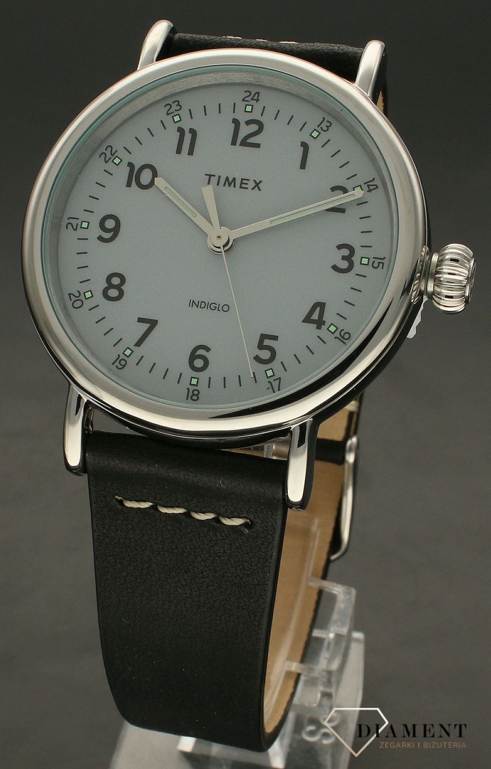 Zegarek męski Timex Standard TW2T69200. Zegarek męski klasyczny. Zegarek męski na czarnym pasku. Zegarek męski Timex z podświetleniem Indiglo. Zegarek męski klasyczny na pasku. Zegarek Timex na pasku idealny na prezent..jpg